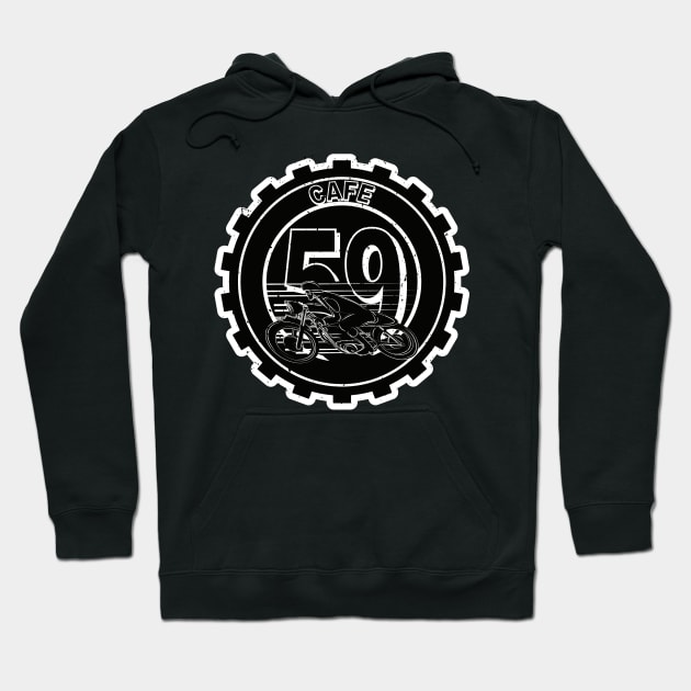 CAFE59 Hoodie by AugieB62